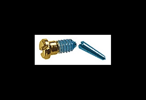 Gleufschroef goud Tuflock Ø 1,5 lengte 3,5/6,5 mm