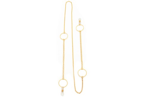 Brilketting Turin goudkleurig
