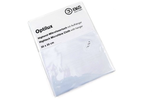 Microvezeldoekje - 30 x 30 - wit - Optilux Premium kwaliteit