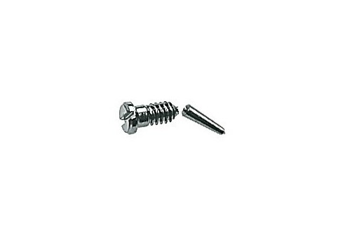 Gleufschroef zilver Ø 1,2 lengte 3,5/5,9 mm