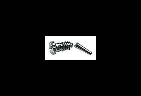Gleufschroef zilver Ø 1,2 lengte 3,5/5,9 mm
