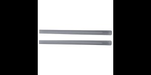 Thermoplastisch elastomeer oortip grijs 2,8 x 1 mm