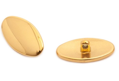 Titanium schroefpad goud allergievrij 13 mm