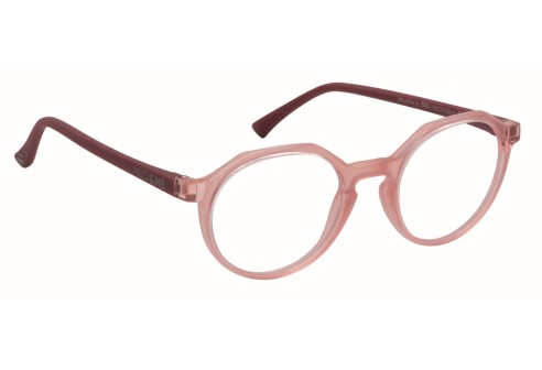 Billie transparant blush/framboos, maat 44