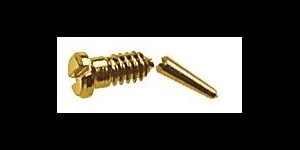 Gleufschroef goud Ø 1,2 lengte 3,5/5,9 mm