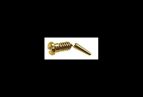 Gleufschroef goud Ø 1,2 lengte 3,5/5,9 mm