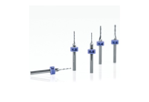 Boorfrees voor polycarbonaat glazen: boring 0.8 mm