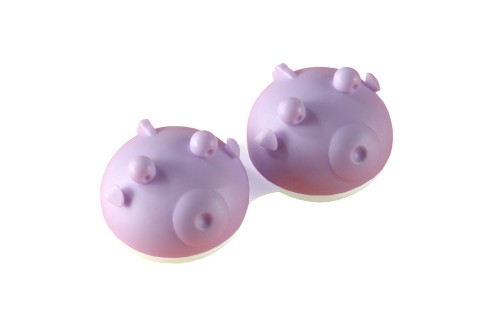 Contactlenzen houders - Vis, lila
