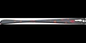 Acetaatveren donkerhavanna, scharnier 1,4 mm hoogte 10 mm