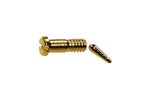 Gleufschroef goud Ø 1,4 lengte 4,8/7,8 mm