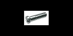 Gleufschroef zilver Ø 1,0 lengte 4,0 mm