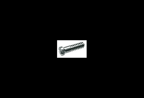 Gleufschroef zilver Ø 1,0 lengte 4,0 mm