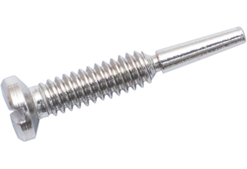 Gleufschroef zilver Ø 1,2 lengte 4,5/7,5 mm