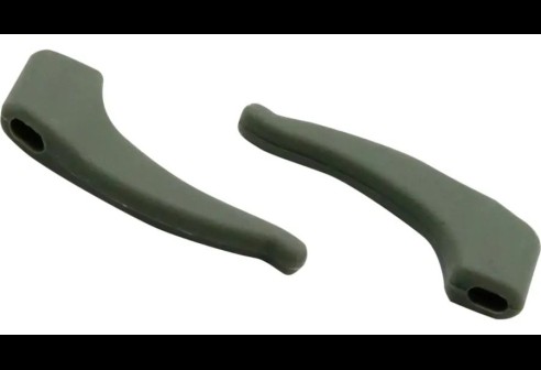 Milo & Me kids antislip oorhaakjes, Pewter groen 