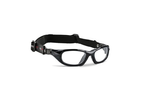 Sportbril Progear met hoofdband - L - Metallic Black