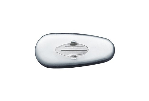 Siliconenpads RayBan zilver kern 15 mm