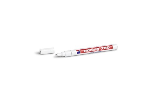 Glasmarkeerstift wit