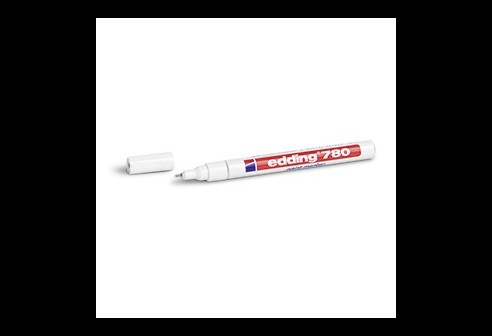 Glasmarkeerstift wit