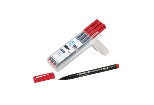 Universele stiften, rood