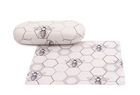 Etui Bee met microvezeldoekje