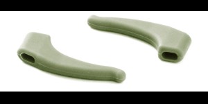 Milo & Me kids antislip oorhaakjes, licht leger groen