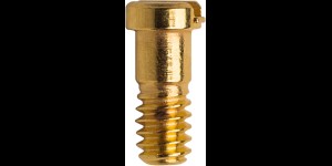 Gleufschroef goud Ø 1,2 lengte 3,2 mm