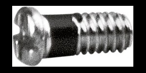Kruiskop/gleuf-schroef zilver Ø 1,4 lengte 3,7 mm