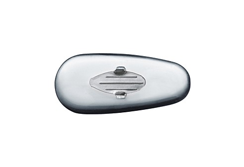 PVC pad RayBan zilver kern 15mm