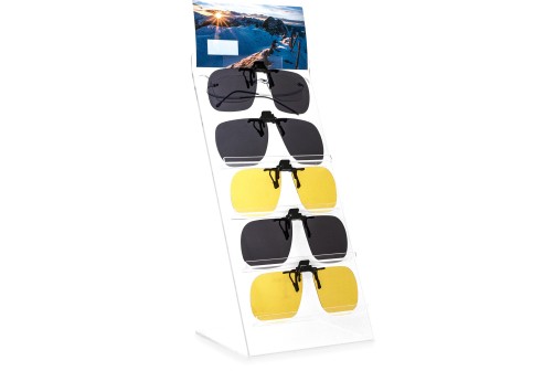 Assortiment polarisatievoorhangers 9319 en 9321 met display