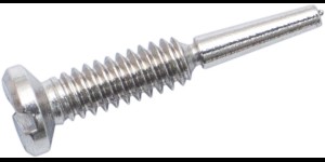 Gleufschroef zilver Ø 1,2 lengte 4,0/7,0 mm
