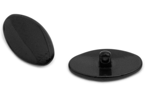 Titanium schroefpad zwart allergievrij 13 mm