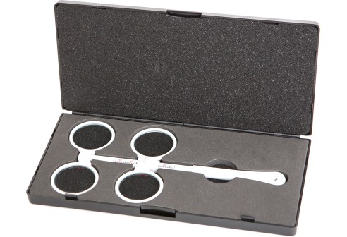 Binoculaire voorhanger kunststof, 0.50 dpt.