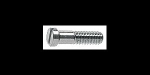 Gleufschroef zilver Ø 1,2 lengte 4,8 mm