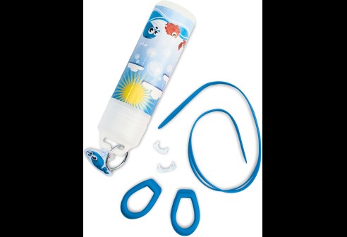 Bouwpakket zwembril kindermodel, blauw