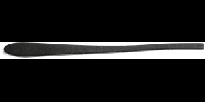 Silliconen oortip zwart 1,5 x 1 mm