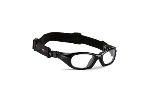 Sportbril Eyeguard met hoofdband - S - Metallic Black