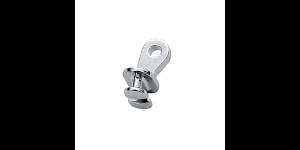 Insmeltscharnieren voorstukdeel gewoon, enkel oog, opening 1,6 mm
