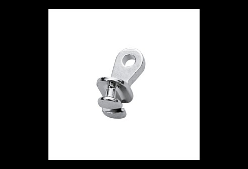 Insmeltscharnieren voorstukdeel gewoon, enkel oog, opening 1,6 mm