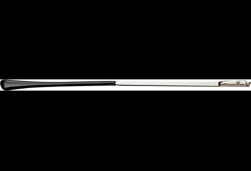 Flexveren zilver, scharnier 1,2 mm hoogte 3,5 mm
