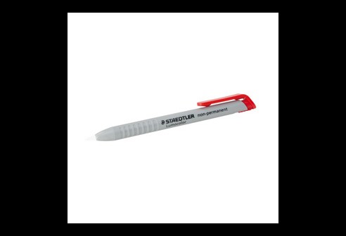 Glasmarkeerstift Grafiet, kleur wit