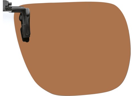 Polarisatie voorhanger 65x56mm slanke constructie, Bruin