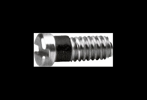 Gleufschroef zilver Ø 1,4 lengte 4,0 mm
