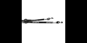 Sportband verstelbaar zwart, 4 stuks