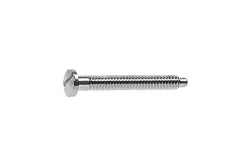 Gleufschroef zilver Ø 1,2 lengte 12 mm