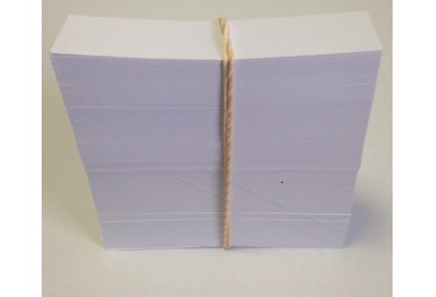 Etiketten voor werkbakken, 2 x 8cm papier