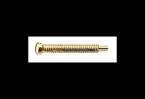 Gleufschroef goud Ø 1,4 lengte 11,5 mm