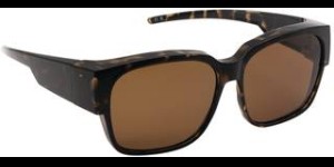 Overzetzonnebril model Kiev glanzend havanna