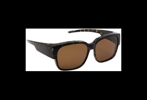 Overzetzonnebril model Kiev glanzend havanna