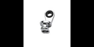 Insmeltscharnieren voorstukdeel gewoon, enkel oog, opening 1,3 mm