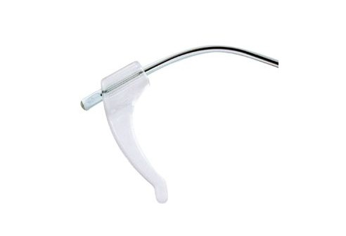 Oortips antislip, transparant, kleine opening